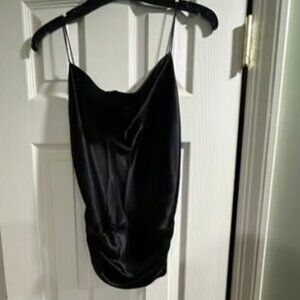 THEORY Black silk top, size P (00)